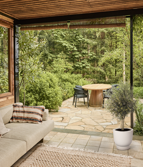 amber grail 47cm linen white